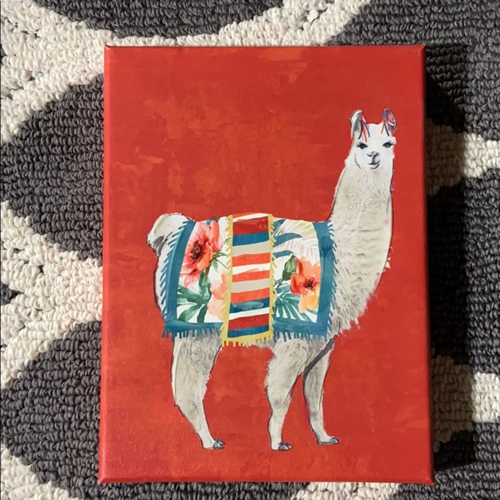 Alpaca/Llama Canvas Picture